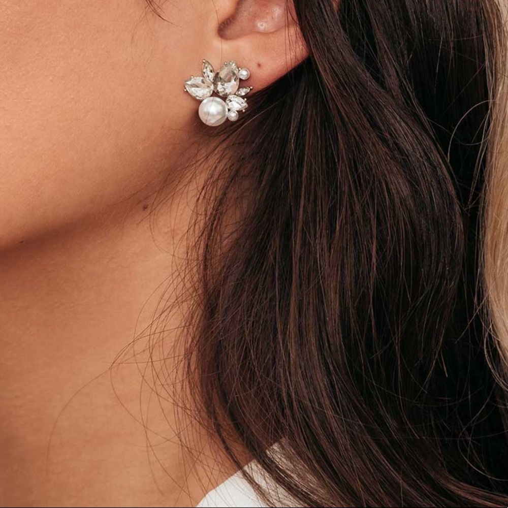 Olive + Piper Bordeaux Gold Earrings - New